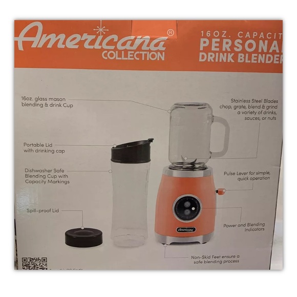 Americana by Elite Retro Personal Blender NEW IN BOX - Picture 2 of 8